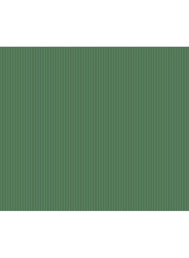 Homefab India 160 TC Stripe Glace Cotton Diwan Set - 8 Piece - Dark Green - Image 2