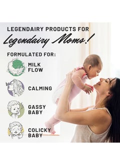 LEGENDAIRY Milk Lechita, Supports Milk Flow, Organic Fenugreek Free Breastfeeding Supplement, Organic Fennel & Anise, Made in USA, 180 Vegan Capsules  - Image 3