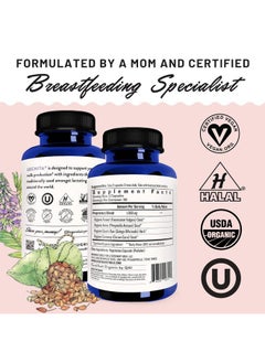 LEGENDAIRY Milk Lechita, Supports Milk Flow, Organic Fenugreek Free Breastfeeding Supplement, Organic Fennel & Anise, Made in USA, 180 Vegan Capsules  - Image 5
