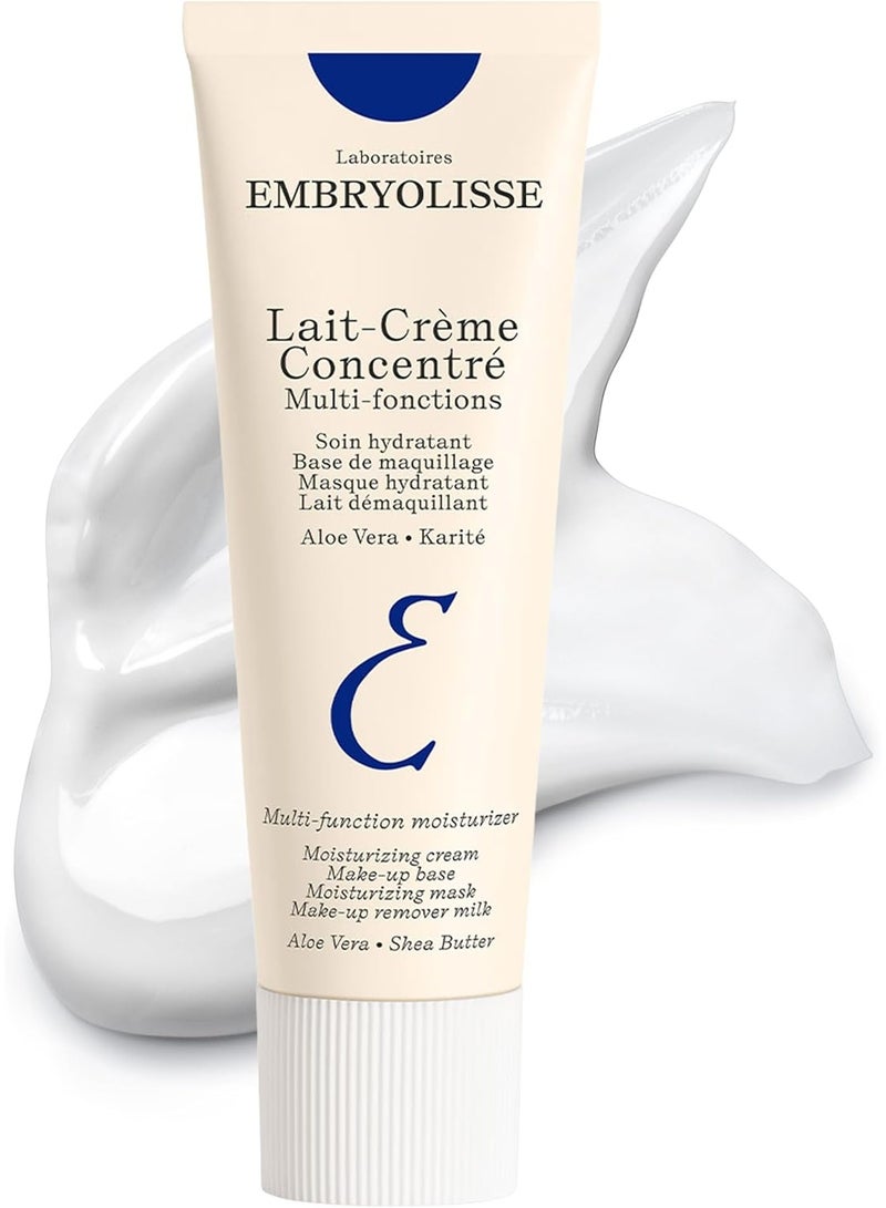 إمبريوليس مرطب Embryolisse Lait-Crème Concentré متعدد الوظائف 75 مل - كريم مغذي للوجه، برايمر للمكياج وقناع مرطب لبشرة ناعمة ومشرقة - Image 1