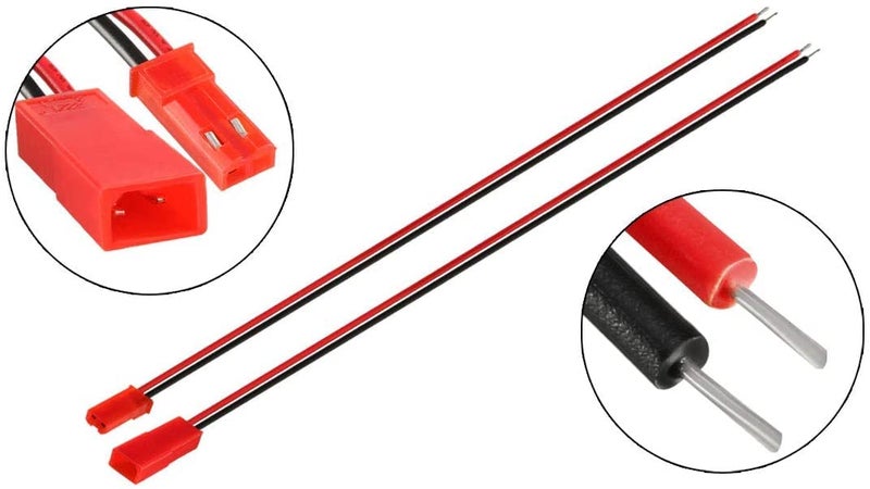 SM 2P 2 54mm Pitch 22 AWG موصل كابل ذكر وأنثى 5 أزواج 20 سم 21 سم - Image 4