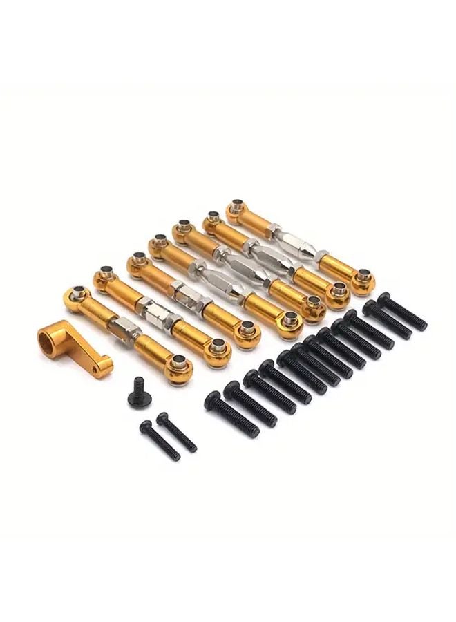 Full Metal Tie Rod And Servo Arm Upgrade Parts For WLtoys RC Cars Silvery - Image 3
