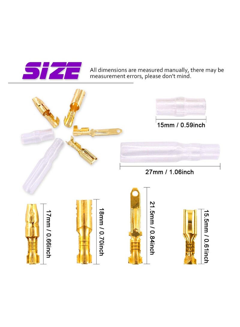 700Pcs Automotive Electrical Wire Connectors Kit, 2.8mm 2 3 4 6 9 Pin Automotive Electrical Wire Connectors Pin Header Crimp Wire Terminals and 30 Kits 4mm Car Motorcycle Bullet Terminal Wire - Image 2