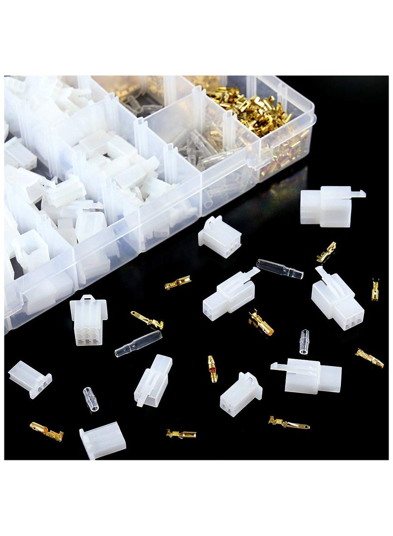 700Pcs Automotive Electrical Wire Connectors Kit, 2.8mm 2 3 4 6 9 Pin Automotive Electrical Wire Connectors Pin Header Crimp Wire Terminals and 30 Kits 4mm Car Motorcycle Bullet Terminal Wire - Image 4