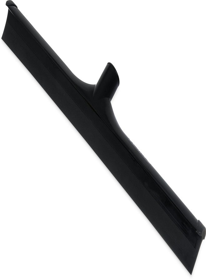 SPARTA 3656703 Plastic Floor Squeegee, Shower Squeegee, Heavy Duty Squeegee With Rubber Blade For Windows, Glass, Shower Doors, Floors, Windshields, 20 Inches, Black - Image 1