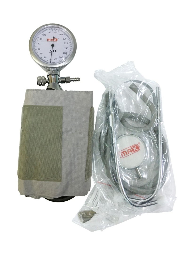 Max - Max Palm Aneroid Sphygmomanometer with Stethoscope - Image 1
