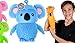JARU Koala Bear Pets Stretchy Squishy Fidget Toy 1 Koala Assorted Stress Relief Bedtime Buddies with Hair Tentacles Like Noodles Party Favor for Kids Adults 67101s - Image 3