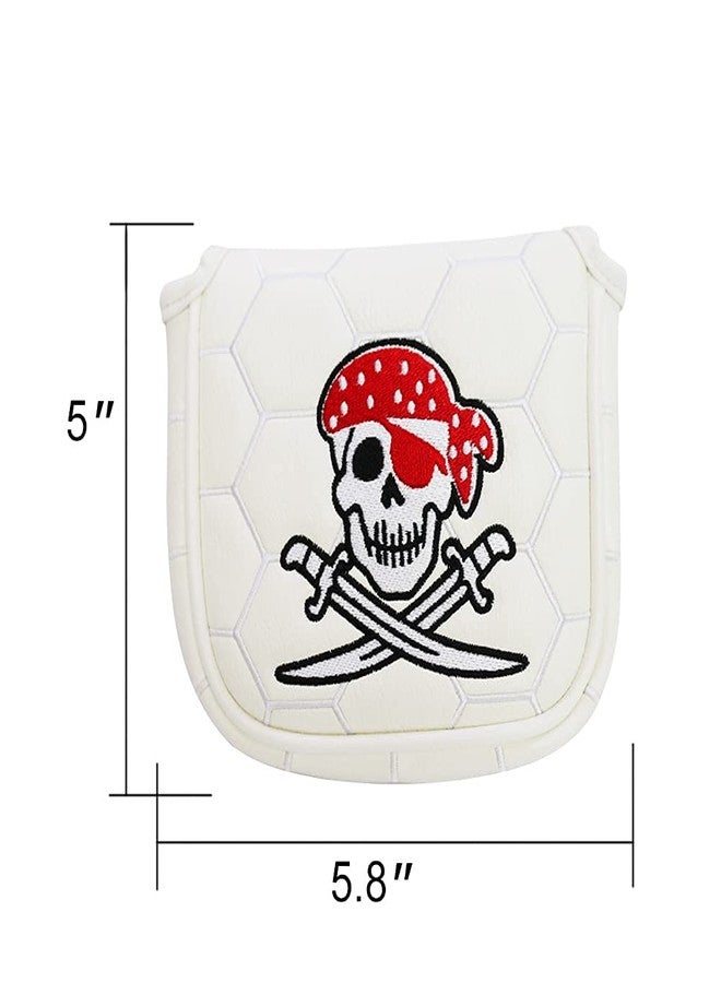 PINMEI Golf Mallet Putter Head Cover Mallet Headcovers Magnetic Club Cover Perfect for Scotty Cameron Odyssey Taylormade Ping (4.7×6 inches) - Image 2