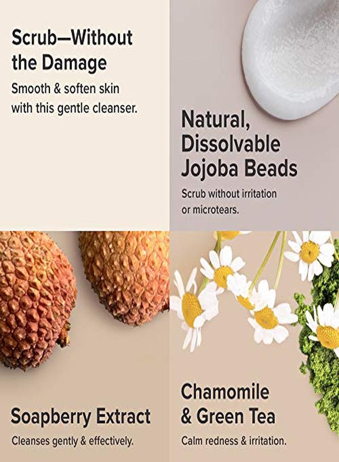 PAULA'S CHOICE The Unscrub Cleansing Gentle Face Scrub 4Oz Bottle With Jojoba Beads Vitamin E & Green Tea - Image 3