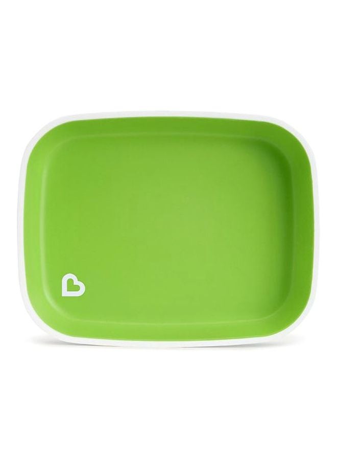 Munchkin Splash Toddler Plate, Pack Of 2 - Green/Blue - Image 2