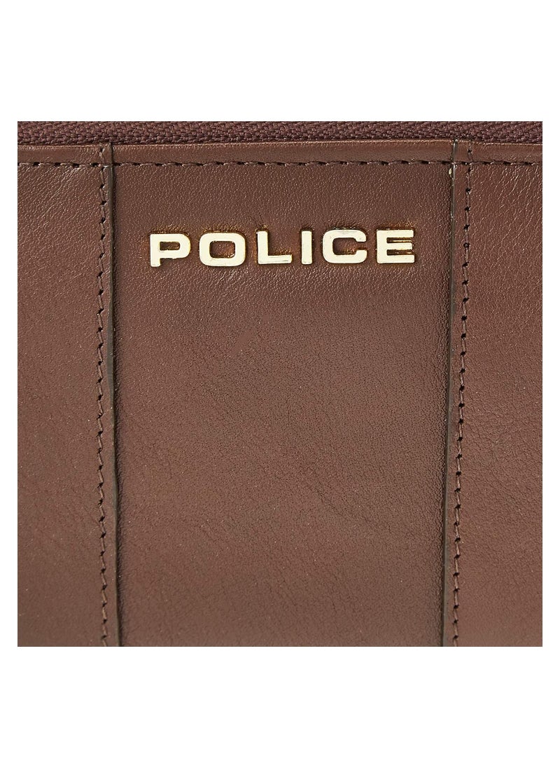POLICE - Police Aura Mens Wallet, Card Case & Money Organizer, Brown - Image 1