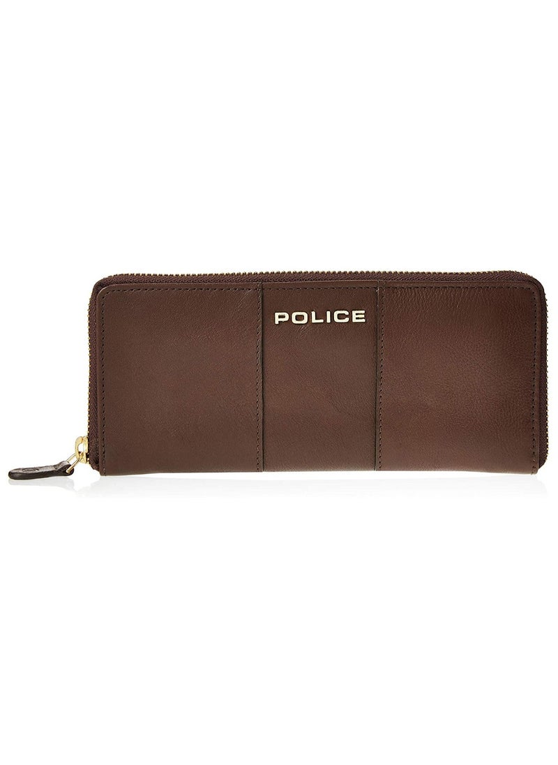 POLICE - Police Aura Mens Wallet, Card Case & Money Organizer, Brown - Image 1