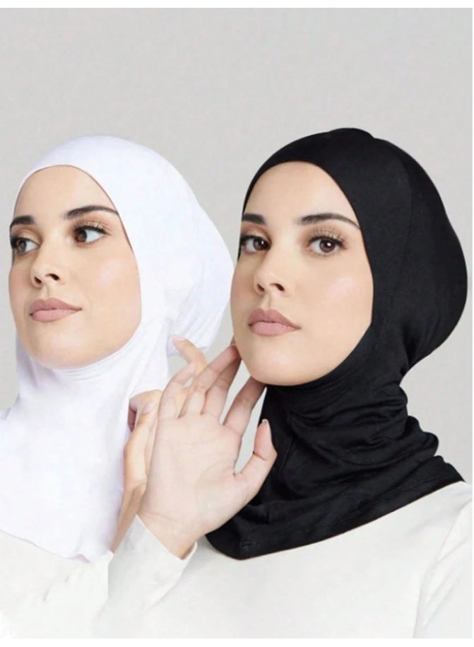 مودال الحجاب كاب مسلم التوربان الممتد غطاء كامل وشاح غطاء الرقبة الكاملة للنساء - Image 1