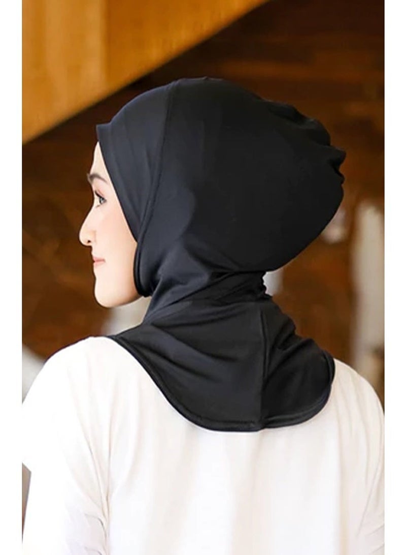 مودال الحجاب كاب مسلم التوربان الممتد غطاء كامل وشاح غطاء الرقبة الكاملة للنساء - Image 4