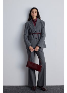 Manuka Flare Leg Classic Trousers Grey  - Image 1
