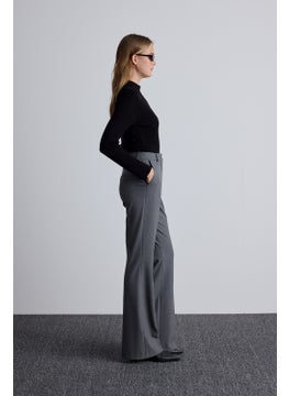 Manuka Flare Leg Classic Trousers Grey  - Image 5