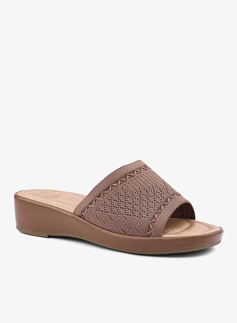 IconStyle Crystal Embellished Slip-On Sandals