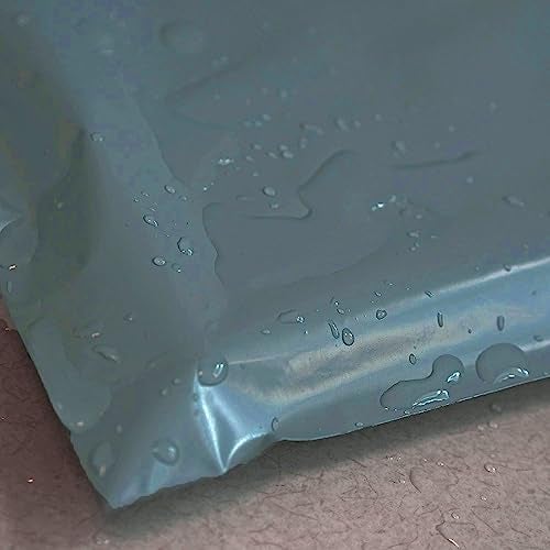 iMBAPrice أكياس بريدية بولي رمادية اللون مقاس 10x13 بوصة من iMBAPrice، عبوة 100، لاصق قوي وأكياس تعبئة للملابس، أكياس بريدية مقاومة للماء وممزقة - Image 3