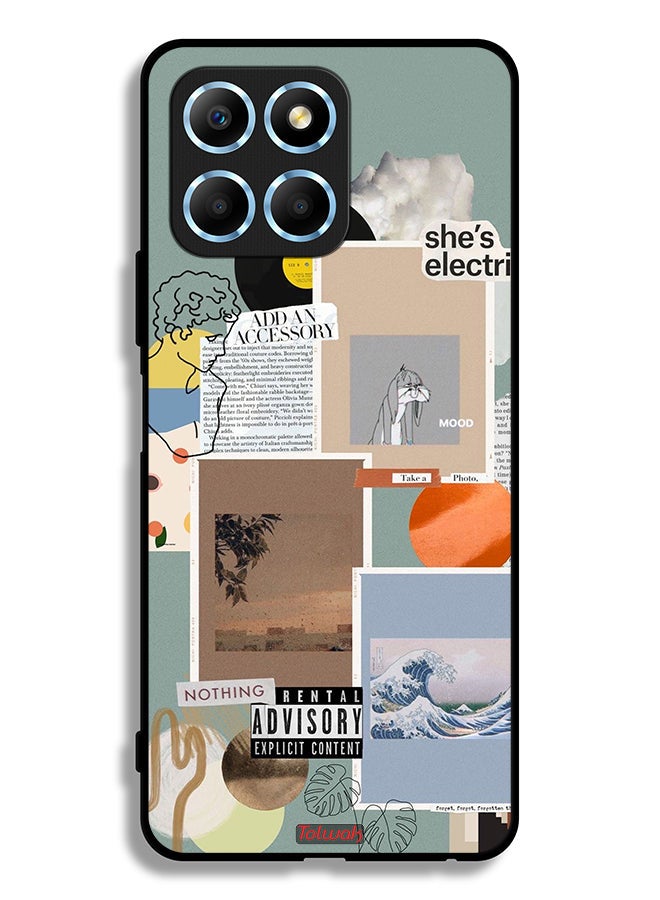 Tolwak Honor X8 5G Protective Case Cover She Is Electric - Image 2