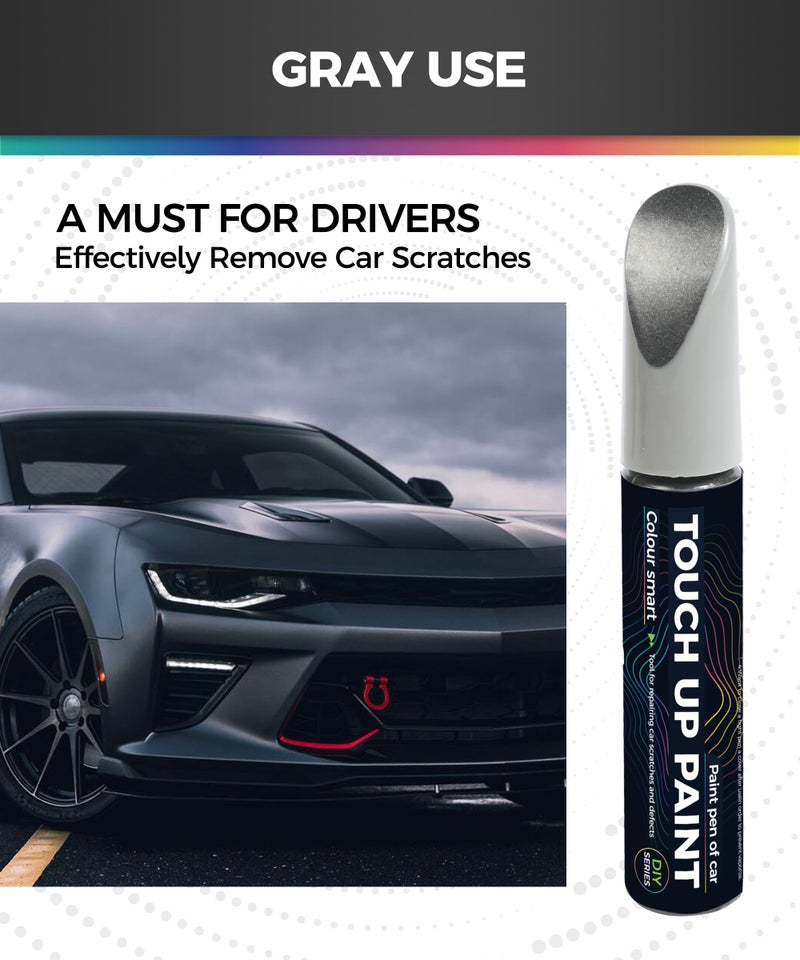 UBOG Touch Up Paint Pen,Touch Up Paint for Cars,Car Accessories Car Touch Up Paint, Automotive Paint Pen Scratch Repair,Car Remover Scratch Paint Pen,Car Paint Pen for Erase Car Scratches (Gray) - Image 5
