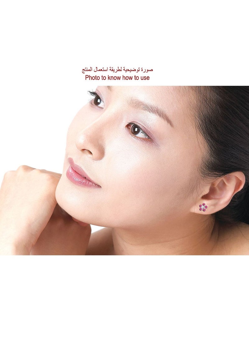 آير جير حلق مطلي بالذهب عيار 24 قيراط ديزي قوس قزح - Image 4