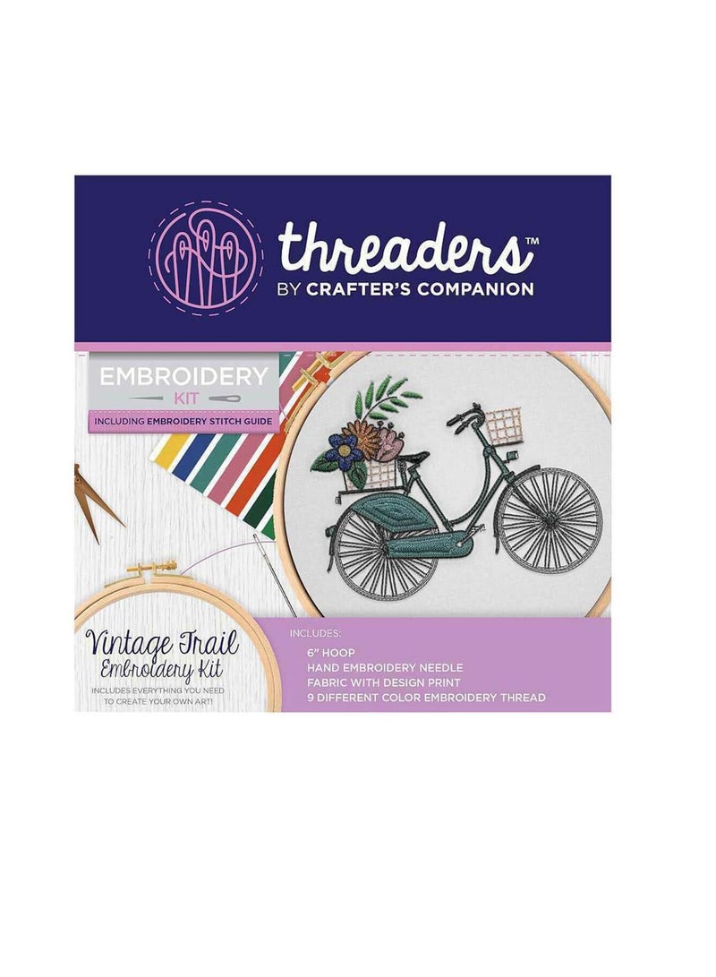 Crafter's Companion Embroidery Threaders Kit Vintage Trail - Image 3