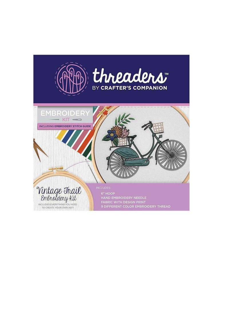 Crafter's Companion Embroidery Threaders Kit Vintage Trail - Image 2
