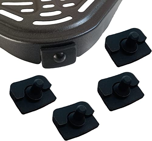 HQT Air Fryer Silicone Bumpers for 6.8QT COSORI Air Fryers, 4PCS Upgraded Air Fryer Rubber Tabs, Rubber Pieces, Rubber Feet, Rubber Parts, Rubber Stoppers for 6.8Quart COSORI Air Fryers - Image 5