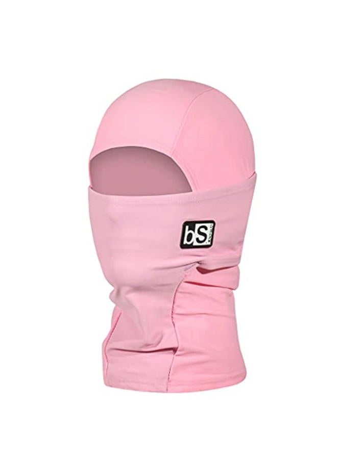 BLACKSTRAP Kids' Hood ExoHinge Balaclava Ski Mask, Helmet Compatible, Keeps Kids Comfortable and Warm, [Rose] - Image 1