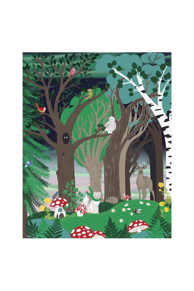 Poster, forest glade, 40 x 50 cm - Image 1