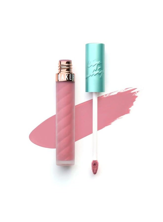 Beauty Bakerie Lip Whip Liquid Lipstick for Women, Waterproof Lip Gloss, Tint, Stain Long Lasting Hydrating Moisturizer, Matte or Metallic, 3.5mL, Bubblegum Crisis - Image 1