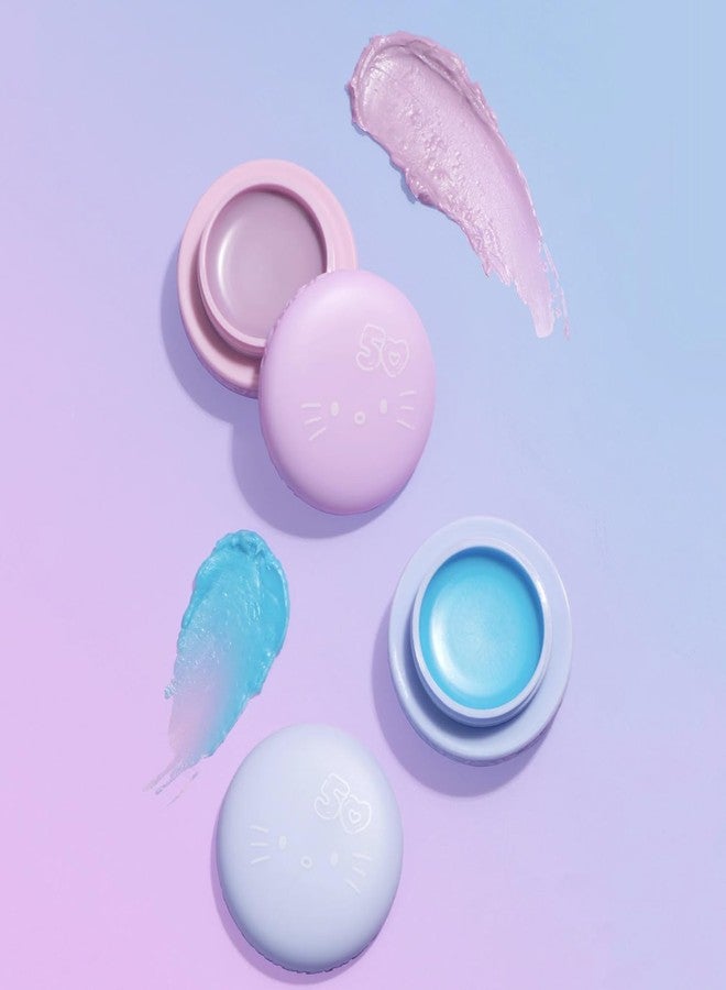 The Crème Shop x Hello Kitty Plumping Moisturizing Macaron Lip Balm, Hydrating Korean Lip Balm, 50th Year Anniversary Limited Edition Duo Lip Moisturizer in Cool Mint & Acai Berry, Korean Skin Care - Image 2
