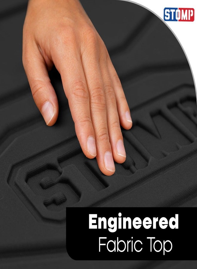 STOMP Athletics: Reusable Mini Traction Mat for Volleyball & Basketball Shoes - Alternative for Basketball Sticky Mats for Shoes - Durable & Non-Slip Shoe Cleaning Pad - 11"x15", Black - Image 4