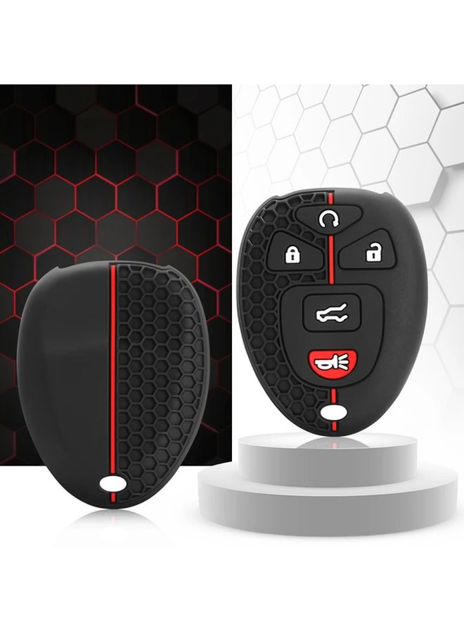 Shockproof Rubber Remote Control Key Fob Case Cover Color B Style - Image 1