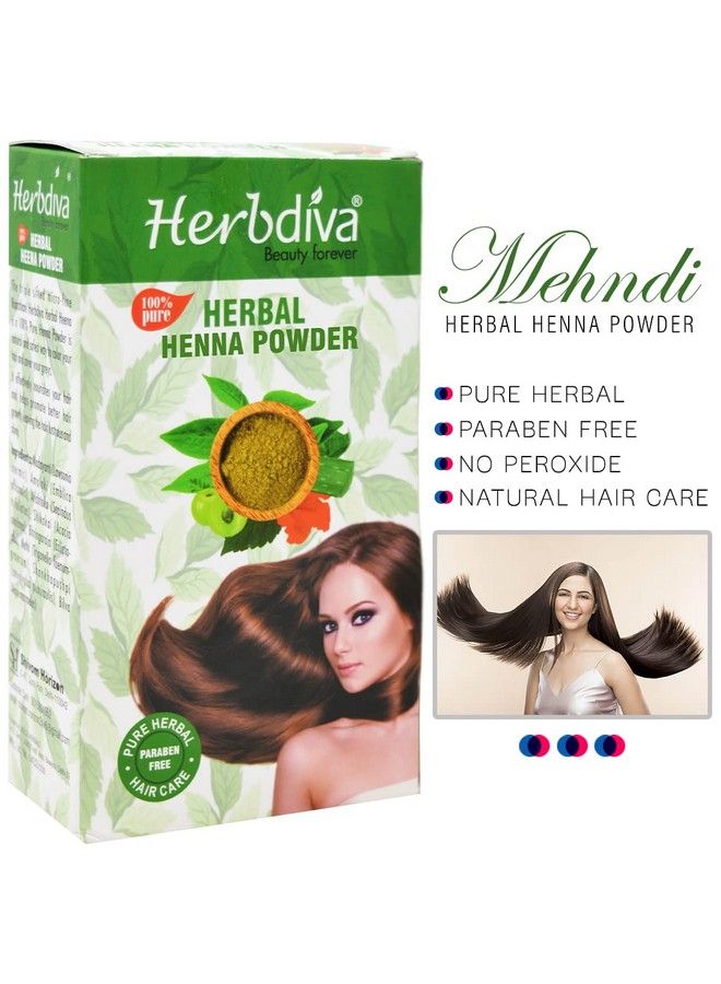 Herbdiva Herbal Henna Powder 200Gm Pack Of 2 - Image 5
