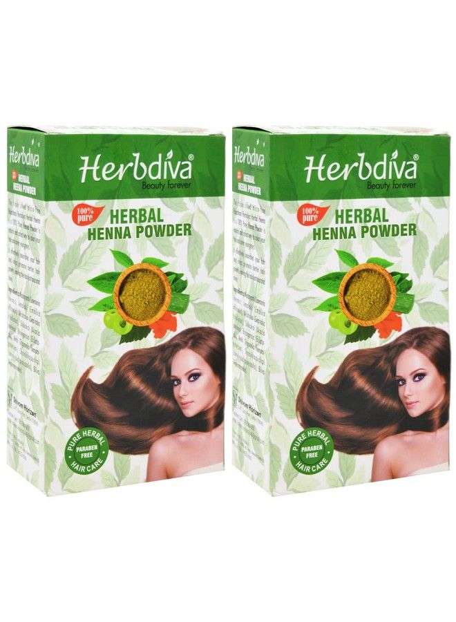 Herbdiva Herbal Henna Powder 200Gm Pack Of 2 - Image 2