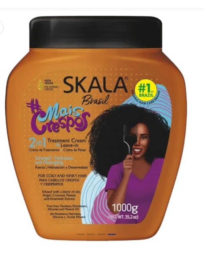 سكالا SKALA إكسبيرت ميس كريسبوس علاج الشعر البرازيلي المجعد والأفريقي 1000 جرام - Image 1