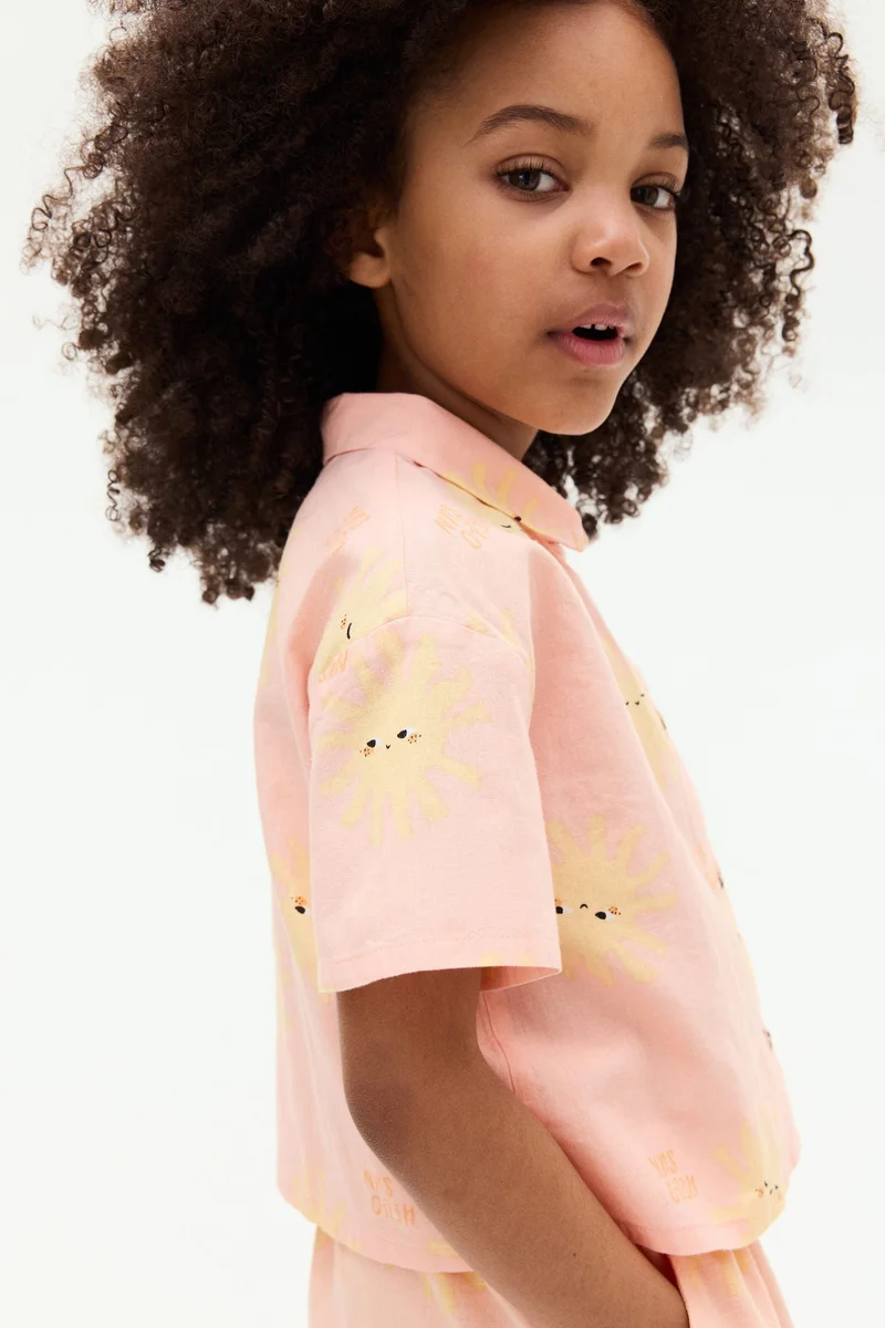 H&M Linen-blend blouse