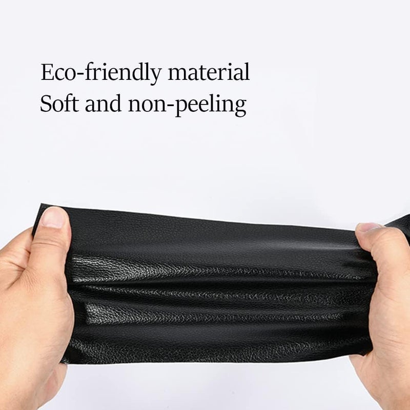 KAPIX Leather Repair Tap for Upholstery Self-Adhesive Patch for Couch, Furniture, Sofas, Car Seats Advanced PU Vinyl Leather Repair Kit BLACK || 4 x 8 Inch, 0.22 ft² - Image 3