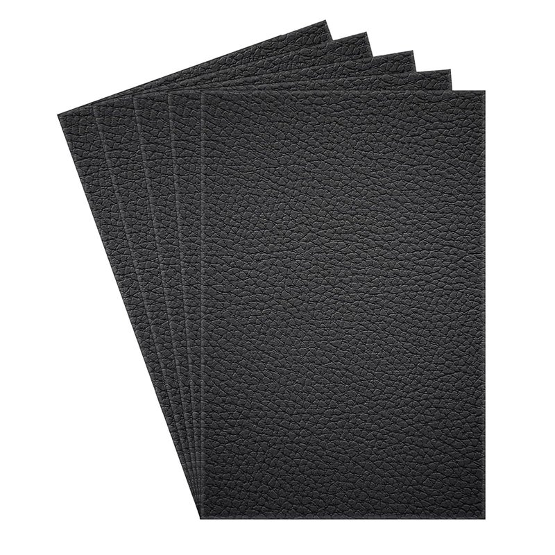 KAPIX Leather Repair Tap for Upholstery Self-Adhesive Patch for Couch, Furniture, Sofas, Car Seats Advanced PU Vinyl Leather Repair Kit BLACK || 4 x 8 Inch, 0.22 ft² - Image 2