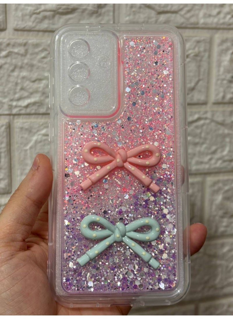 Back cover with a bow, compatible with the phone Samsung A35 - Image 1