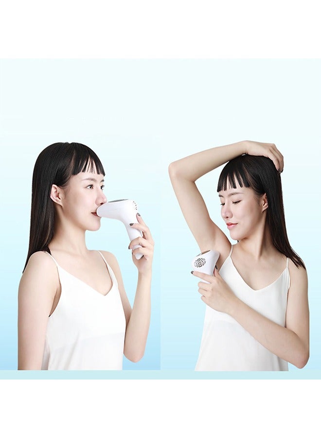 Generic Laser Hair Removal with Ice Cooling Care Function for Women Permanent, Flashes Painless Hair Remover, Hair Removal Device for Armpits Legs Arms Green  - Image 2