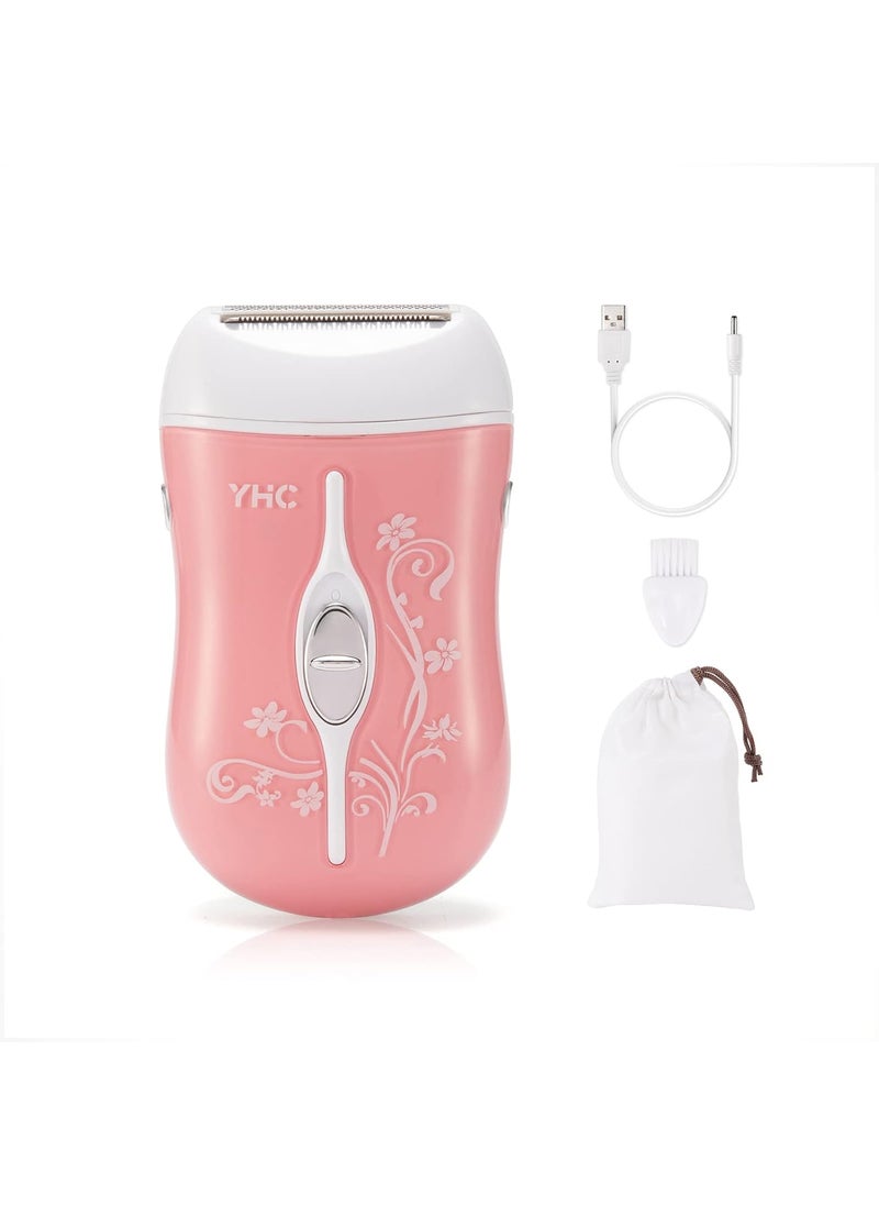 YHC YHC Electric Razors for Women  Cordless Lady Shaver for Leg Underarm Bikini Hair Removal  USB Rechargeable 