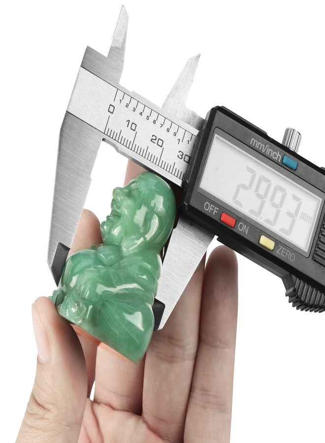 Artistone 2 inch Laughing Buddha Statue, Healing Crystal Hand-Carved Gemstone Religion Sitting Happy Buddha Figurine Statue Pocket Stone Home Decoration (Green Aventurine) - Image 4