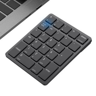 havit Bluetooth Number Pad Wireless Numeric Keypad Numpad 26 Keys Portable Mini Financial Accounting Rechargeable Numeric Pad for Windows Laptop Desktop, PC, Notebook (Black) - pzsku/ZFD29156C7CCBA25ED23BZ/45/1749373472/b8388011-839a-4378-8658-d534c449178c