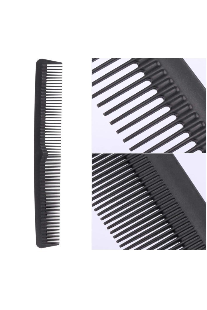 مجموعة أمشاط شعر مقاومة للحرارة ومضادة للكهرباء الساكنة من 3 قطع، مشط شعر للتحكم في الحواف، مشط ذيل فأر للحلاقين والرجال والنساء والأطفال - Image 2