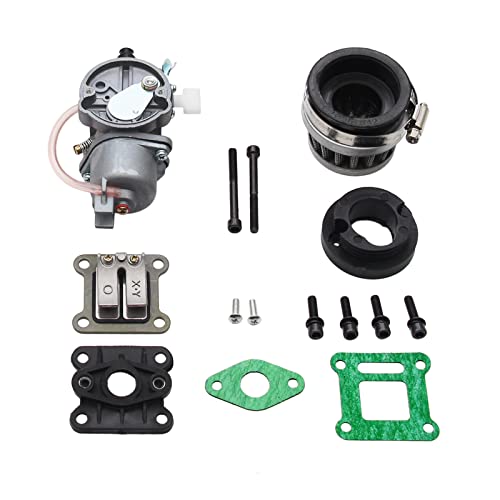 YD-PS001 13mm Carby Carburetor Carb w/Intake Reed Gasket Stack Screw Air Filter Kit For 2 Stroke 43cc 47cc 49cc Mini Kids Pit Pocket Quad Dirt Bike ATV - Image 3