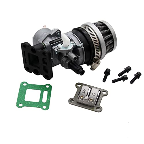 YD-PS001 13mm Carby Carburetor Carb w/Intake Reed Gasket Stack Screw Air Filter Kit For 2 Stroke 43cc 47cc 49cc Mini Kids Pit Pocket Quad Dirt Bike ATV - Image 5