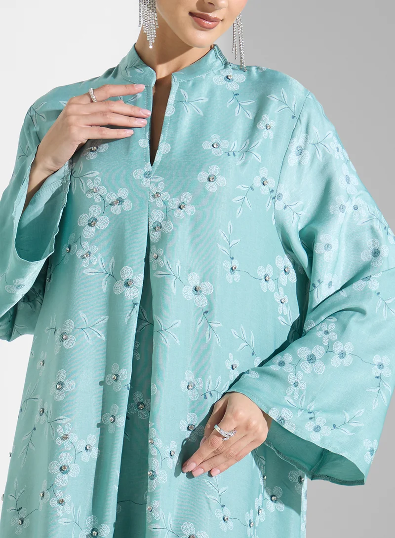 Khizana Embroidered Jalabiya
