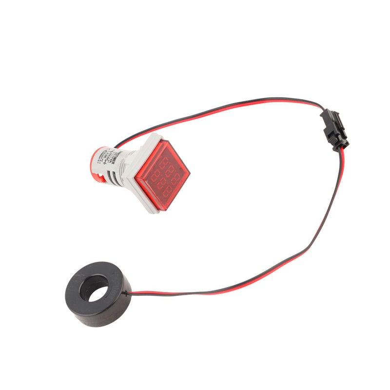 Zerodis Clear Display LED Voltmeter Indicator 0 100A Meter Small Exquisite Wide Range Red - Image 4